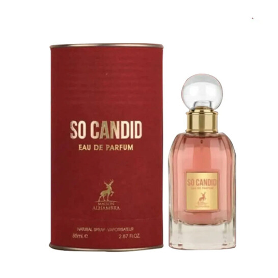 SO CANDID ROUGE Maison Alhambra 85ml 香水 Maison Alhambra Ladies So Candid EDP Spray 2.8 oz Fragrances