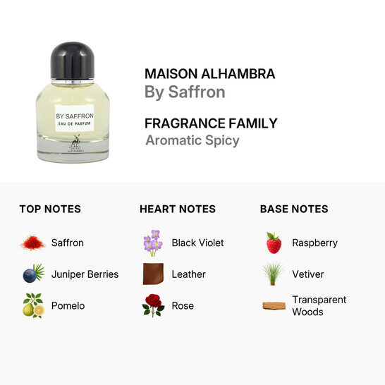 Maison Alhambra Men's By Saffron EDP 3.4 oz Fragrances
