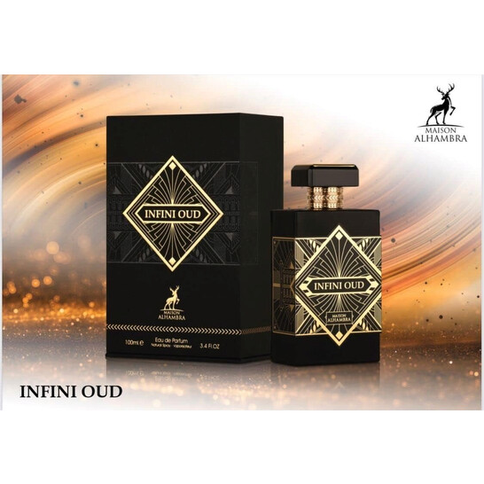 Maison Alhambra Unisex Infini Oud EDP Spray 3.4 oz Fragrances