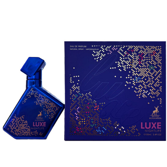 香水(男性用) Maison Alhambra Luxe Nightlife Maison Alhambra Unisex Luxe Nightlife EDP Spray 3.4 oz Fragrances