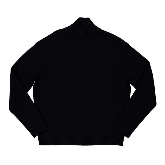 Maison Kitsuné Fox Head Intarsia High-Neck Jumper, Size