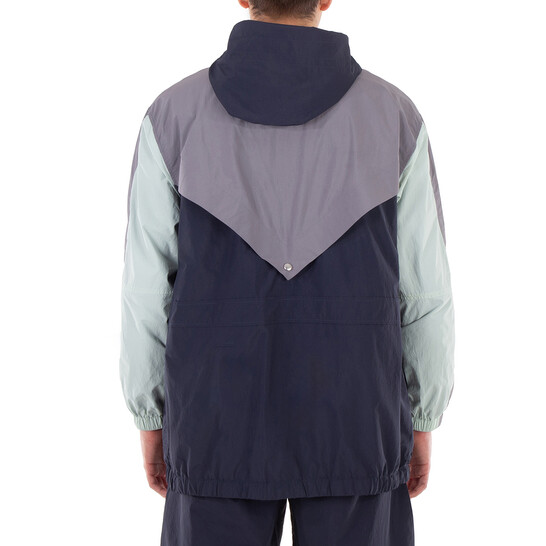 Maison Kitsuné Hooded Technical Windbreaker Jacket, Size X