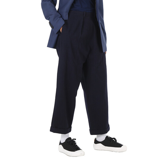 MAISON MARGIELA★素敵！Wool-blend twill straight-leg pants Maison Margiela Wool Pinstripe Tailored Pants | Saks Fifth