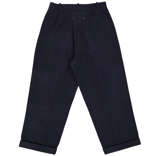 MAISON MARGIELA★素敵！Wool-blend twill straight-leg pants Maison Margiela Wool Pinstripe Tailored Pants | Saks Fifth