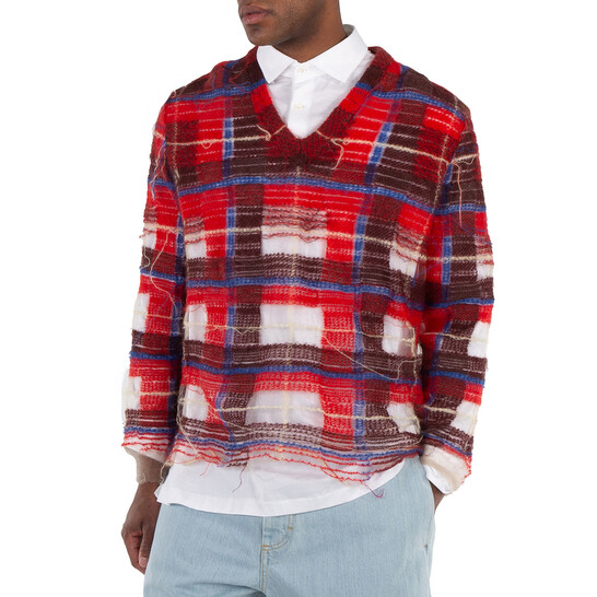 Maison Margielaニットmade in Italy レッド Maison Margielaニットmade in Italy レッド