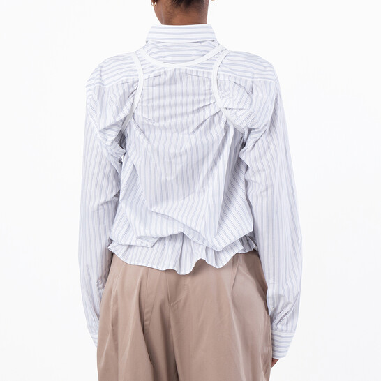 Maison Margiela Relaxed Fit Cotton Shirt, Brand Size 38 (US Size 4) - 546x546 Image #5