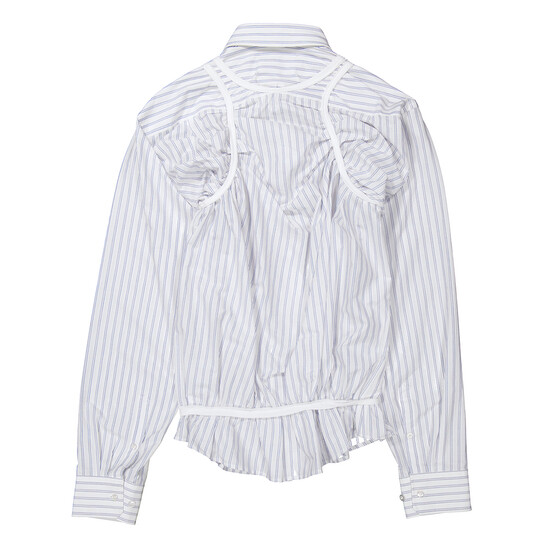 Maison Margiela Relaxed Fit Cotton Shirt, Brand Size 38 (US Size 4) - 546x546 Image #8