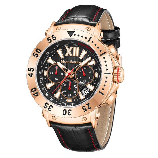 Mann Egerton Dimension Black Dial Men's Watch ME0082 - 546x546 Image #2