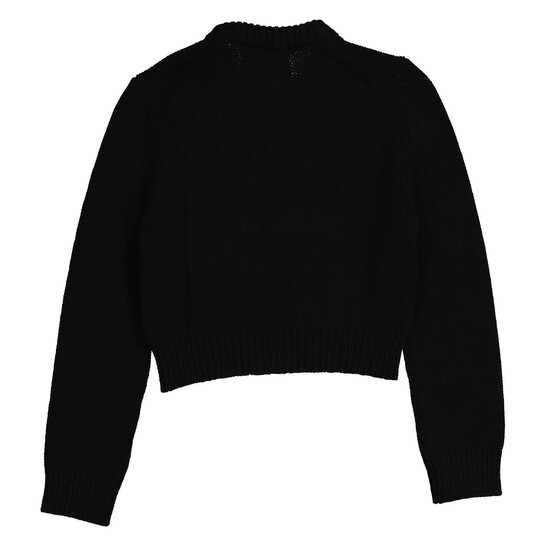 MARC JACOBS / ニット・セーター(厚手)/M/ウール/BLK/無地/N616W02 Marc Jacobs Black Wool The Shunken Sweater, Size Medium