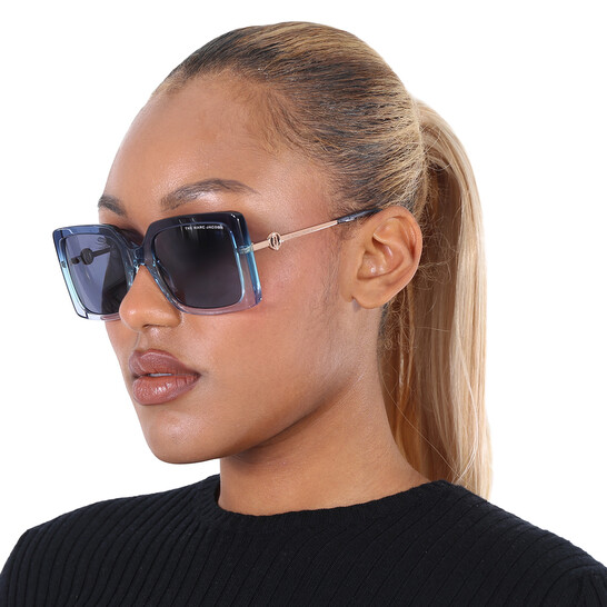 Marc Jacobs Blue Square Ladies Sunglasses MARC 579/S ZX9/KU