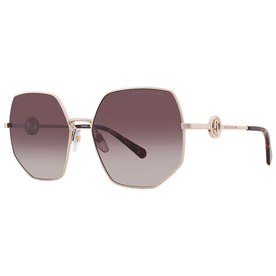 Marc Jacobs Brown Gradient Butterfly Ladies Sunglasses MARC
