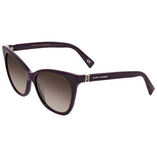 Marc Jacobs Brown Gradient Cat Eye Ladies Sunglasses MARC