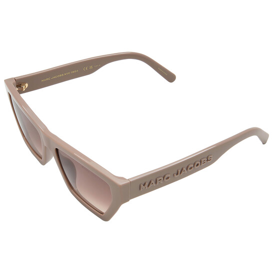 Marc Jacobs キャットアイフレムサンクラス MARC657S 10AHA Amazon.com: Marc Jacobs MARC 657/S Beige/Brown Shaded 55/17