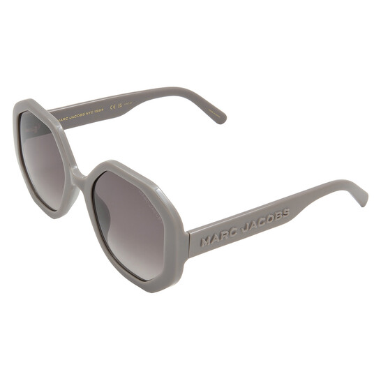 Marc Jacobs Brown Gradient Geometric Ladies Sunglasses MARC  display picture 1
