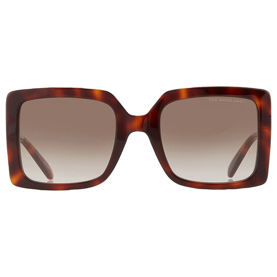 Marc Jacobs スクエアフレムサンクラス MARC579S 35J Marc Jacobs Blue Square Ladies Sunglasses MARC 579/S ZX9/KU