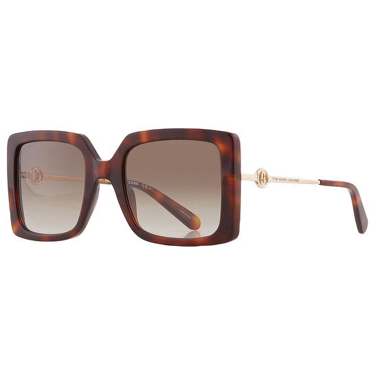 Marc Jacobs Brown Gradient Square Ladies Sunglasses MARC 579  display picture 1