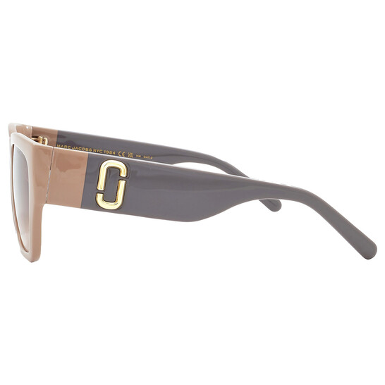 Marc Jacobs Brown Gradient Square Ladies Sunglasses MARC 646