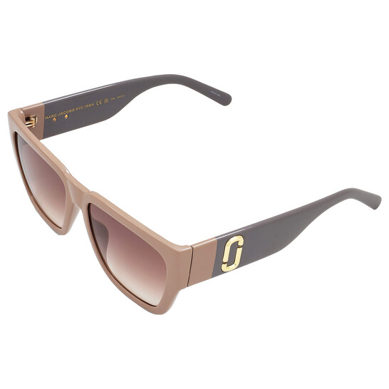Marc Jacobs Brown Gradient Square Ladies Sunglasses MARC 646