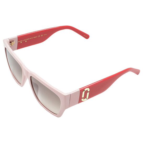 Marc Jacobs Brown Gradient Square Ladies Sunglasses MARC 646