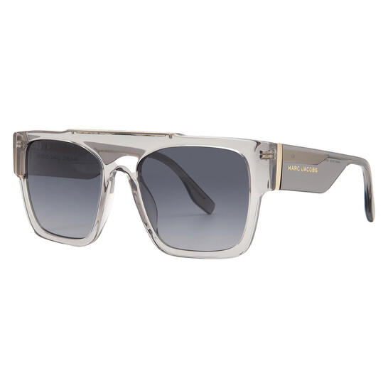 Marc Jacobs Dark Grey Shaded Browline Men's Sunglasses MARC 757/S