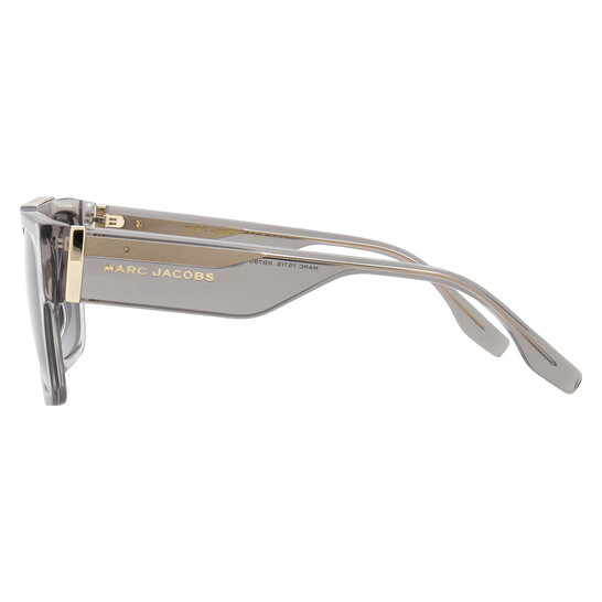 Marc Jacobs Dark Grey Shaded Browline Men's Sunglasses MARC 757/S