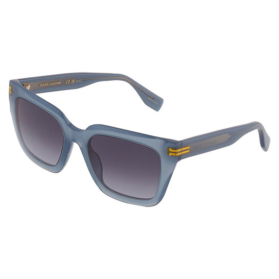 ● MARC JACOBS ● サングラス Grey / Dark Grey Shaded / 53mm Marc Jacobs Dark Grey Shaded Cat Eye Ladies Sunglasses MJ