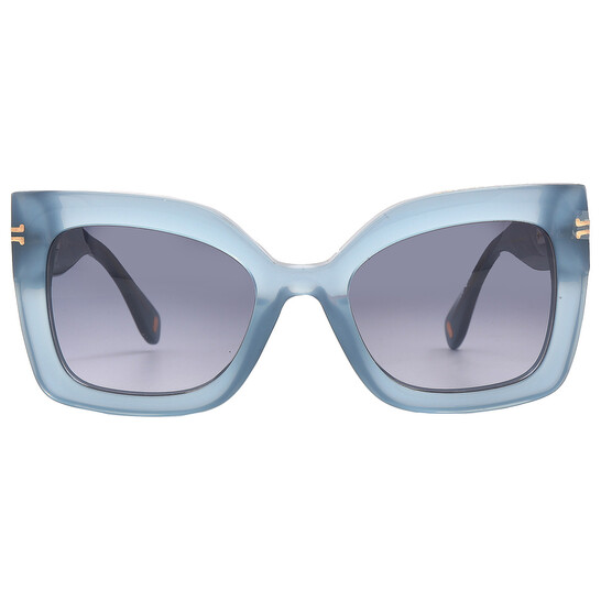 Marc Jacobs Dark Grey Shaded Square Ladies Sunglasses MJ