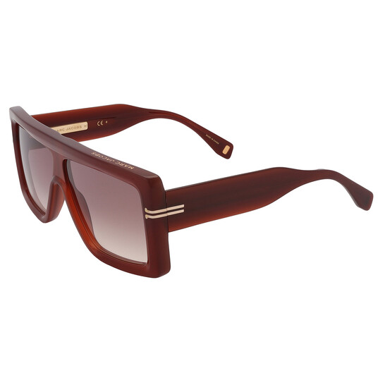 Marc Jacobs Gradient Brown Square Ladies Sunglasses MJ 1061