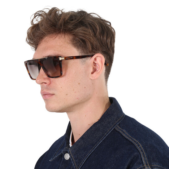 Marc Jacobs ラウントフレムサンクラス MARC583S R83 Marc Jacobs Gradient Brown Square Men's Sunglasses MARC 568