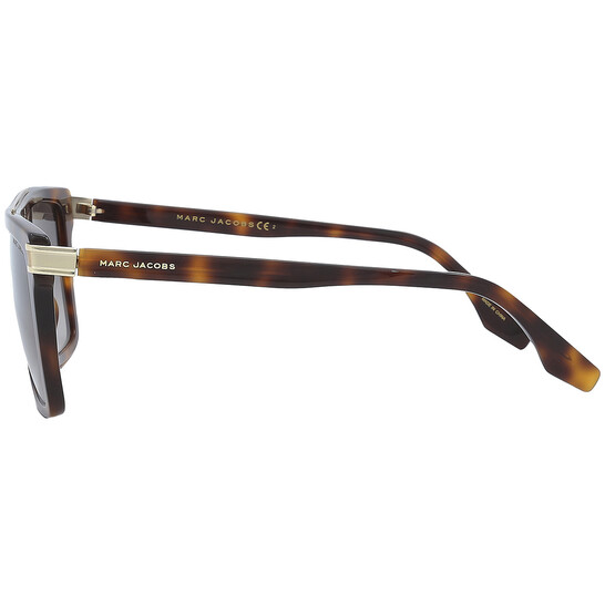 Marc Jacobs ラウントフレムサンクラス MARC583S R83 Marc Jacobs Gradient Brown Square Men's Sunglasses MARC 568