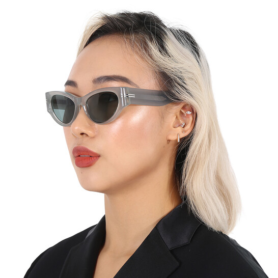 lady　0107 ♡ Low nose bridge fit cat-eye sunglasses in dark brown | GUCCI® SG
