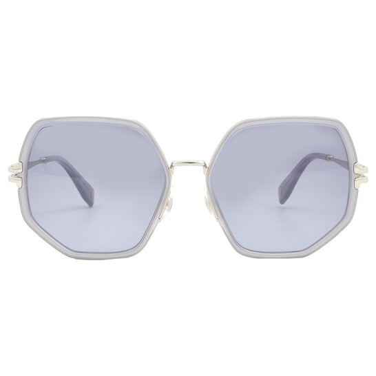 Marc Jacobs Grey Azure Gradient Geometric Ladies Sunglasses 