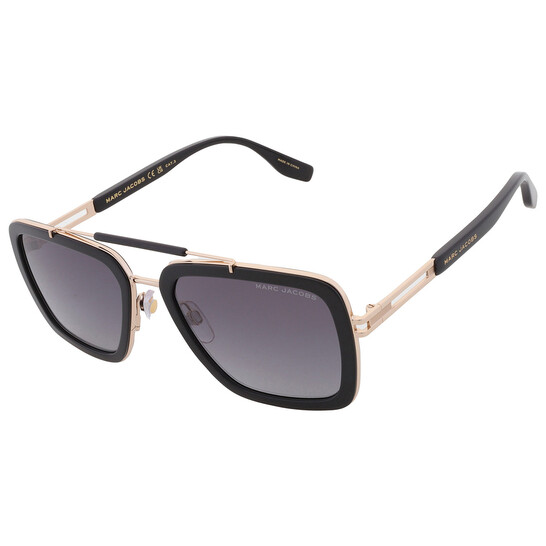 Marc Jacobs Marc 674/S full-rim square sunglasses in grey with brown gradient Marc Jacobs Grey Gradient Navigator Men main image 4