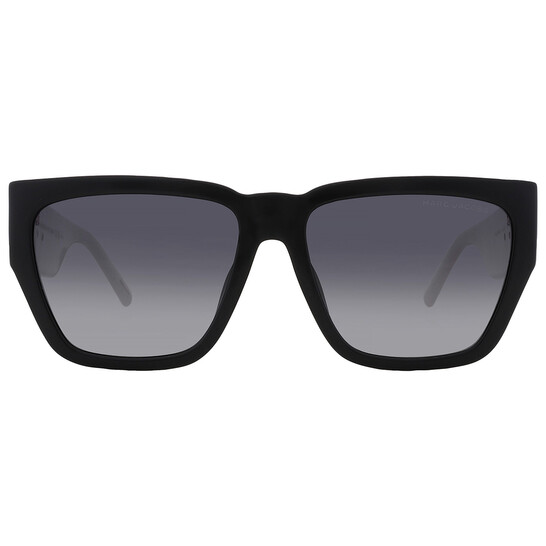 Marc Jacobs Grey Shaded Rectangular Ladies Sunglasses MARC