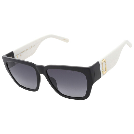 サングラス MARC JACOBS Woman Sunglasses Grey MJ1105/S YQLHA Marc Jacobs Grey Gradient Geometric Ladies Sunglasses MJ