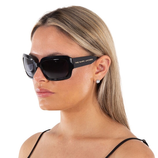 Marc Jacobs スクエアフレムサンクラス MARC574S 807IRD Marc Jacobs Grey Square Ladies Sunglasses MARC 574/S 0807/IR