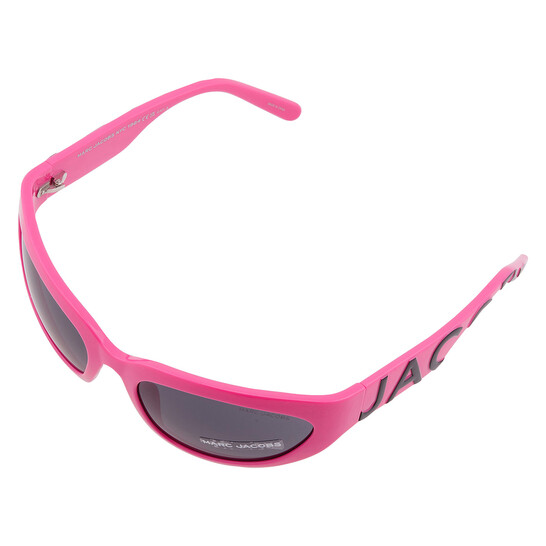 Marc Jacobs Grey Wrap Ladies Sunglasses MARC 738/S 0EWW/IR Marc Jacobs Grey Wrap Ladies Sunglasses MARC 738/S 0EWW/IR