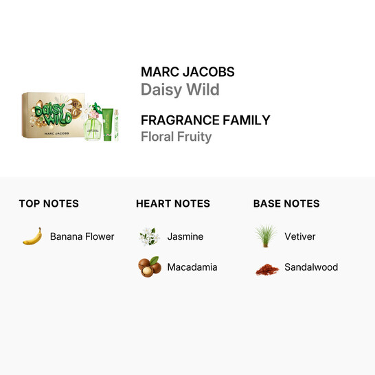 Marc Jacobs Ladies Daisy Wild Gift Set Fragrances 3616306684164