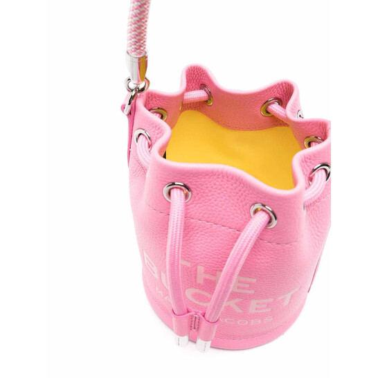 Marc Jacobs Petal Pink The Leather Mini Bucket Bag