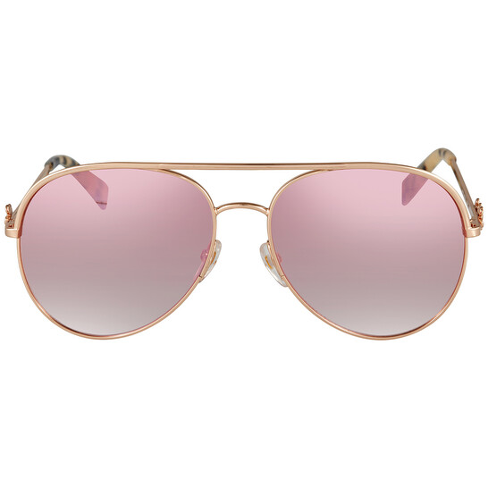 Marc Jacobs Pink Mirrored Pilot Sunglasses MARC DAISY 2  display picture 2