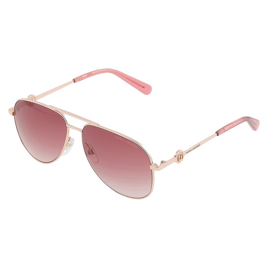 Marc Jacobs Pink Pilot Ladies Sunglasses MARC 653/S 0Y11/3X