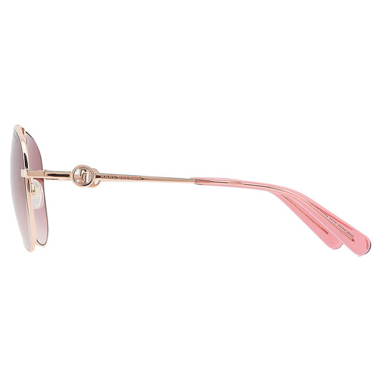 Marc Jacobs Pink Pilot Ladies Sunglasses MARC 653/S 0Y11/3X Marc Jacobs Pink Pilot Ladies Sunglasses MARC 653/S 0Y11/3X