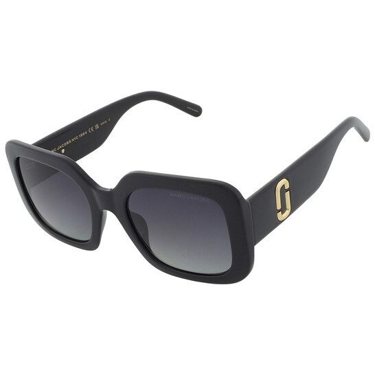 Marc Jacobs Polarized Grey Shaded Square Ladies Sunglasses