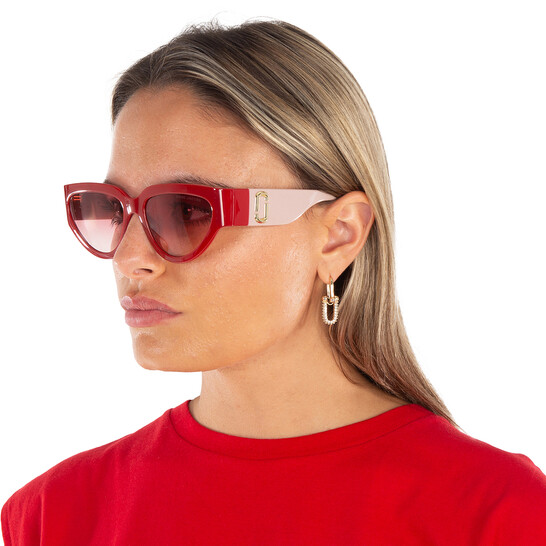 Marc Jacobs Red Gradient Cat Eye Ladies Sunglasses MARC 645/S 092Y
