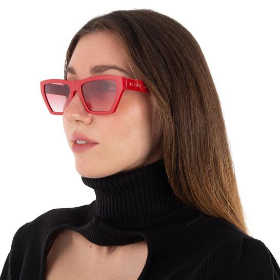 Marc Jacobs キャットアイフレムサンクラス MARC657S C9ATX Marc Jacobs Red Gradient Cat Eye Ladies Sunglasses MARC 657