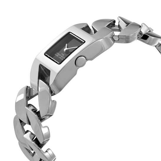 Marc Jacobs The Chain Quartz Black Dial Ladies Watch 
