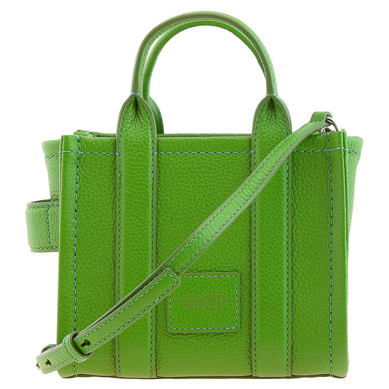 ハンドバッグ MARC JACOBS Woman Handbag Green H004L01PF21 308 MARC JACOBS -The Leather Medium Tote Bag H004L01PF21- 306