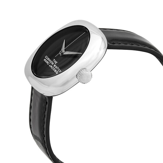 Marc Jacobs The Cushion Quartz Black Dial Ladies Watch