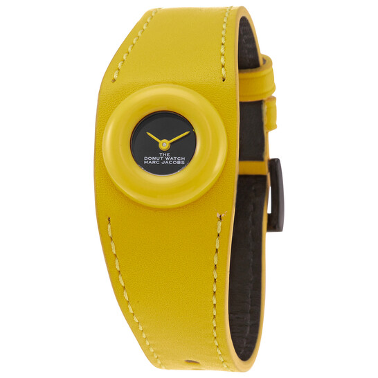 Marc Jacobs The Donut Quartz Black Dial Ladies Watch MJ0120184723