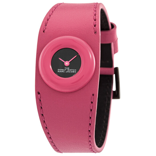 Marc Jacobs The Donut Quartz Black Dial Ladies Watch